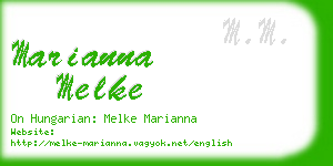 marianna melke business card